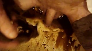 Finger in my anus covered in scat