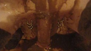 smearing scat all over my hot body