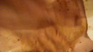 smearing scat all over my hot body