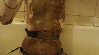 A nice brown scat shower