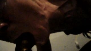 Sucking my own shit scat blowjob