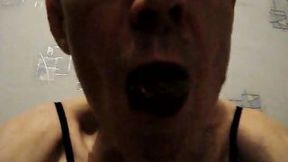 Having shit for dinner