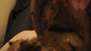 Russian shit master sucking off his own turd