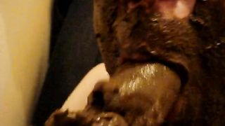 Russian shit master sucking off his own turd