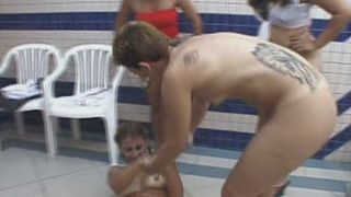 Lesbian pissing party video hard groupsex pissing