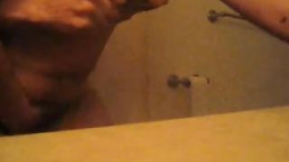 Amateur pooping in the shower and anal fuck