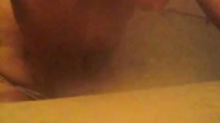 Amateur pooping in the shower and anal fuck