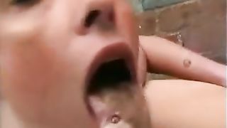 Eating icecream and pissing over her friend