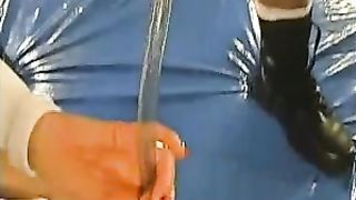 German sluts drinking piss from a tube and box