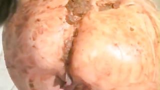 Amateur lesbian scat video three chicks pissing and rubbing shi