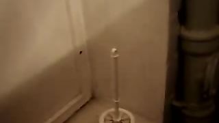 Delicious fresh spicey shit eating it out of the toilet