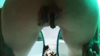 Panty scat sexy girl pooping in her panty hot amateur shitting