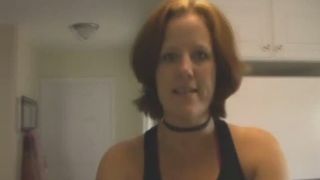 Sexy mom pissing on the floor