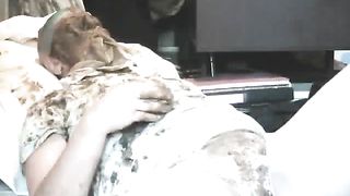 Nasty amateur scat being shit on the face