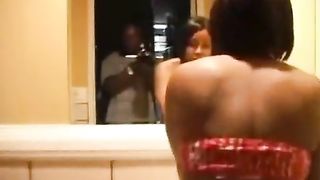 Ghetto girl pissing ebony piss