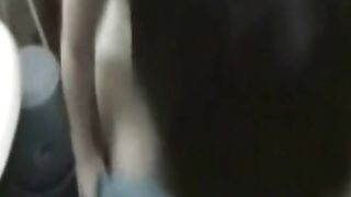 Girl with glasses goldenshower pissed in the face