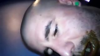 Amateur scat eating from the toilet