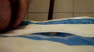 Big poop coming out of the butt