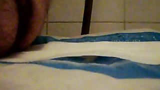 Big poop coming out of the butt