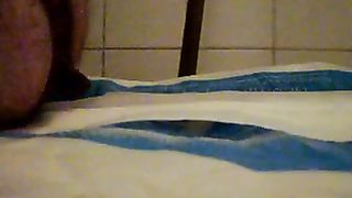 Big poop coming out of the butt