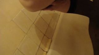 dirty anal games in the bathroom