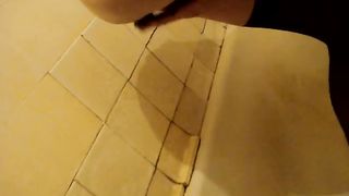 dirty anal games in the bathroom