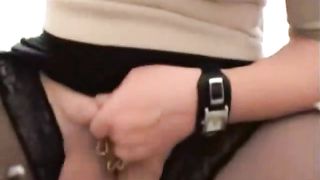 Kinky grandpa drinking piss from the pussy and more