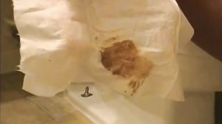 Morning shit big black fat chick pooping