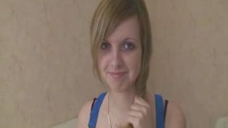 pooping ukrainian blonde poop tube