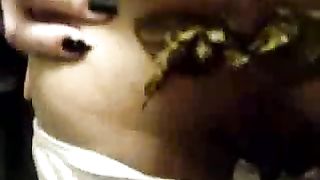 Pooping ebony with wet diarrhea poop