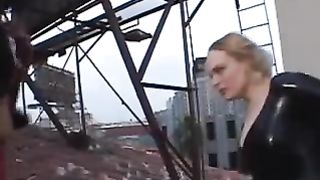 Two girls pooping on one guy dirty poop porn scat