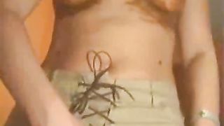 amateur scat girl playing with her own shit