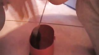 german chick eating shit from a bowl