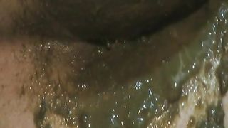 Liquid scat in her panties