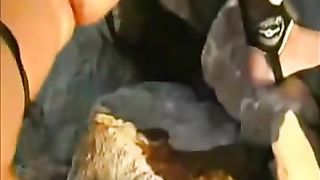 Brunette girl has diarheea