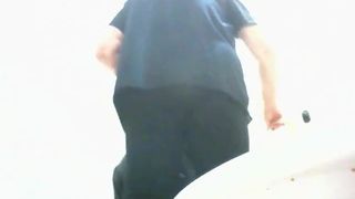 Granny pooping