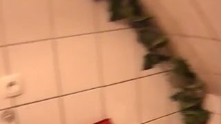 Shitting on her slave