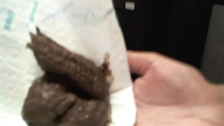 She's pooping for us