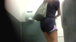 College girl pooping