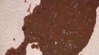 Trail of liquid scat