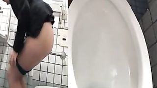 Diarheea in a public bathroom