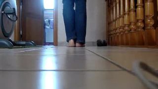 Shitting in front of the camera