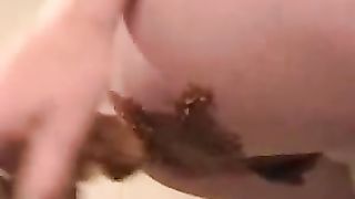 Dildo in her tight ass