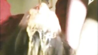 Puke on her face