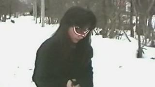 Poop on the snow