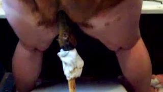 BBW scat girl
