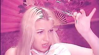 Trying to swallow poop