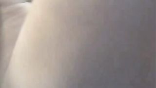 Brown poop on her pussy