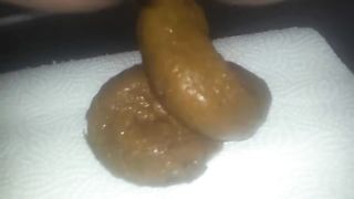 Creamy poop on his cock