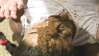 Diarheea on her face